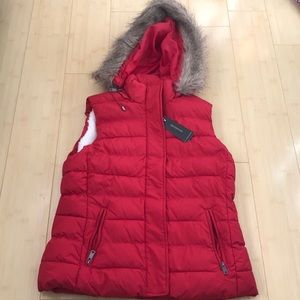 Banana Republic red vest